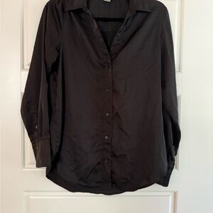 H&M Elegant Black Shirt